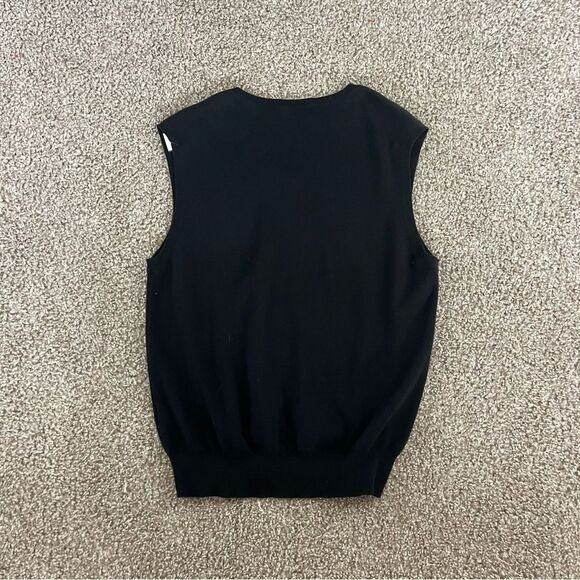 Vintage polo ralph lauren pimacotton sweater vest men's M - Picture 5 of 6